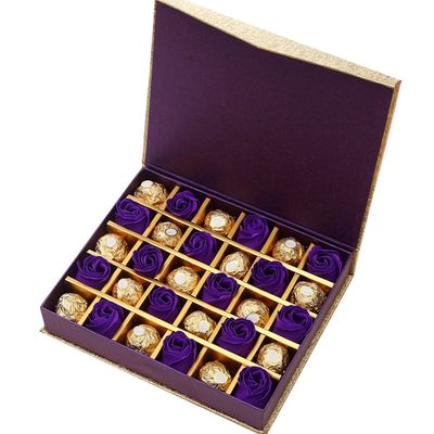 책 모양은 분배자를 가진 은폐된 자석 빈 초콜렛 상자 23.2x19x4.6cm를 은폐했습니다