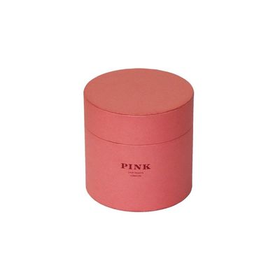셔츠 포장을 위한 재사용할 수 있는 10cm 직경 분홍색 실린더 종이상자