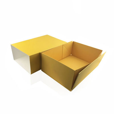 얼굴에 바르는 크림을 위한 노란 31*20*7cm 화장용 선물 상자에 의하여 주문을 받아서 만들어지는 로고