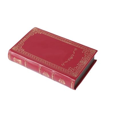 자석 뚜껑과 EVA 삽입을 가진 빨간 책 모양 향수 선물 상자 21*13*4cm