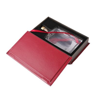 자석 뚜껑과 EVA 삽입을 가진 빨간 책 모양 향수 선물 상자 21*13*4cm