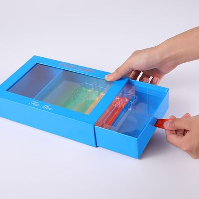 4개의 구멍 공간 애완 동물 창을 가진 CMYK 색깔 Handmade 향수 선물 상자