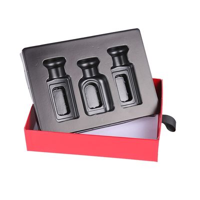 20*15*5cm 매트 박판은 선물 상자, 정유 종이상자 빨강을 미끄러집니다