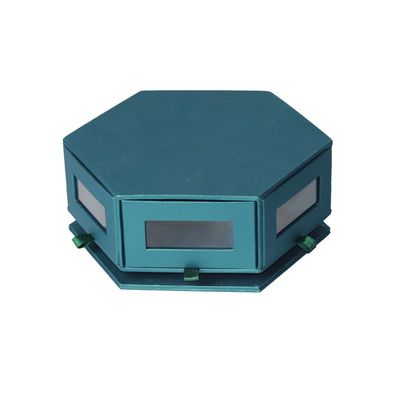 20*17.5*7.7cm 육각형 초콜릿 상자, 제과를 위한 자전 선물 상자 서랍 작풍