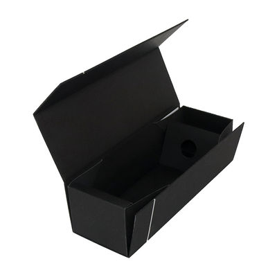 접이식 매트 블랙 와인 선물 포장 상자 접을 수 있는 유형