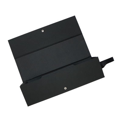 손잡이 매트 검정을 가진 Customizable 스냅 마감 접히는 선물 상자