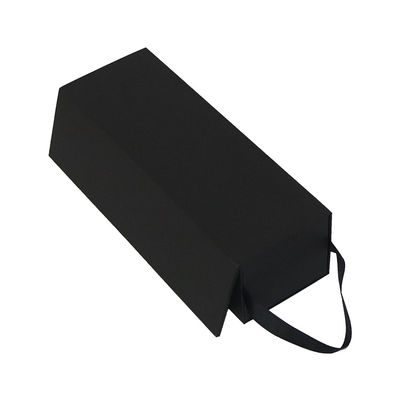 손잡이 매트 검정을 가진 Customizable 스냅 마감 접히는 선물 상자