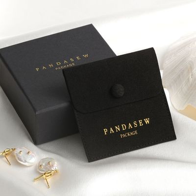극세사 주머니를 가진 주문품 로고 마분지 보석 포장 상자