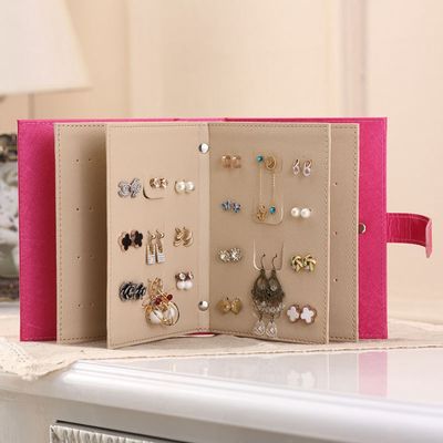 19*14*4.5cm 휴대용 여행 보석 케이스