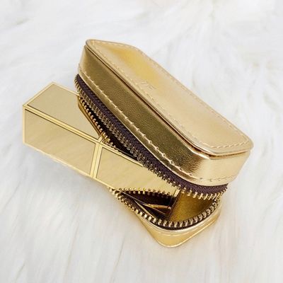 메이크업을 위한 10*4*3.5cm 지퍼가 달린 립스틱 주최자 상자 소형 크기